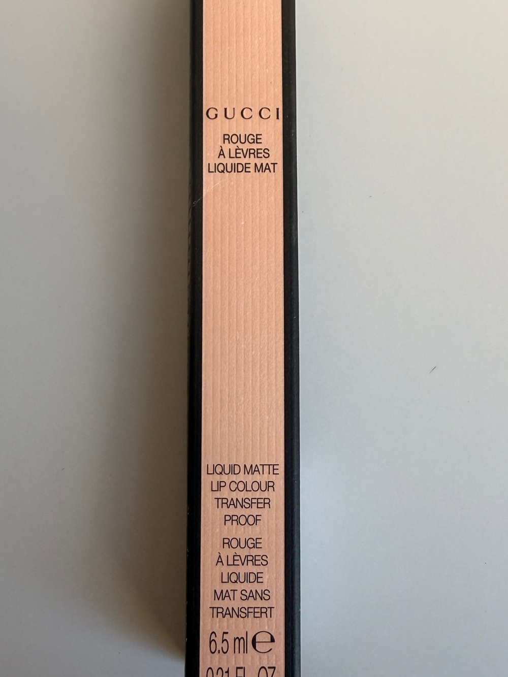 NEW Gucci Rouge à Lèvres Liquide Mat Lipstick 25 Goldie Red Transfer Proof